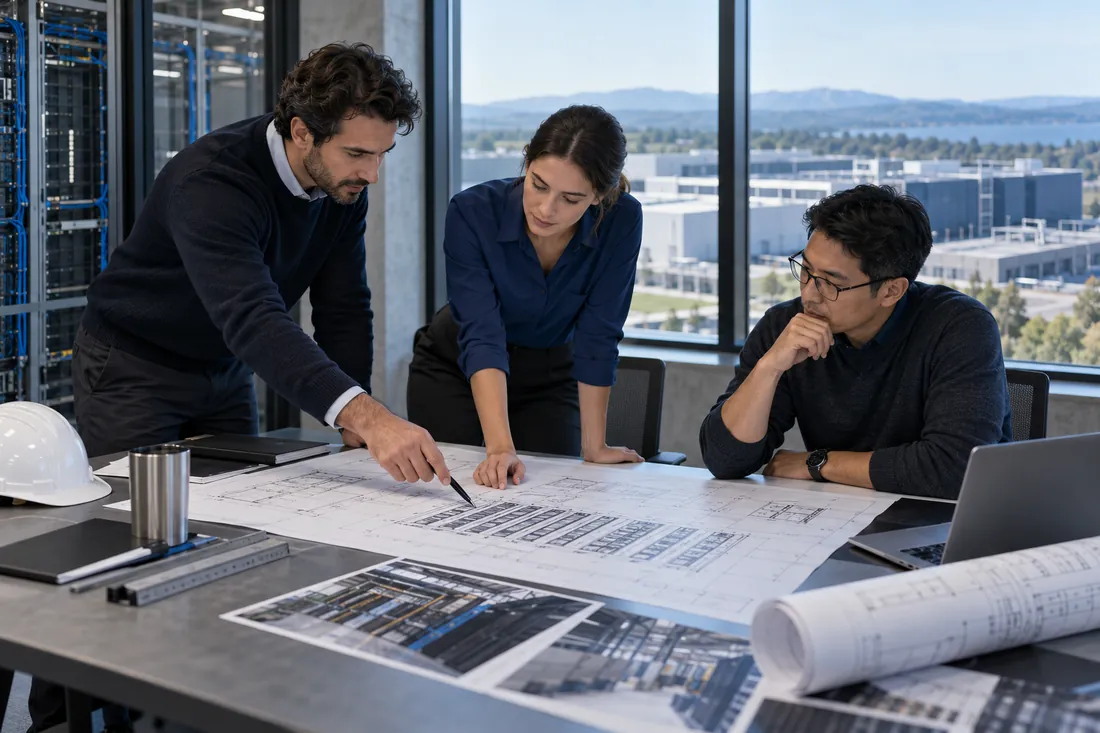 Conceptual consulting collaboration around an infrastructure plan